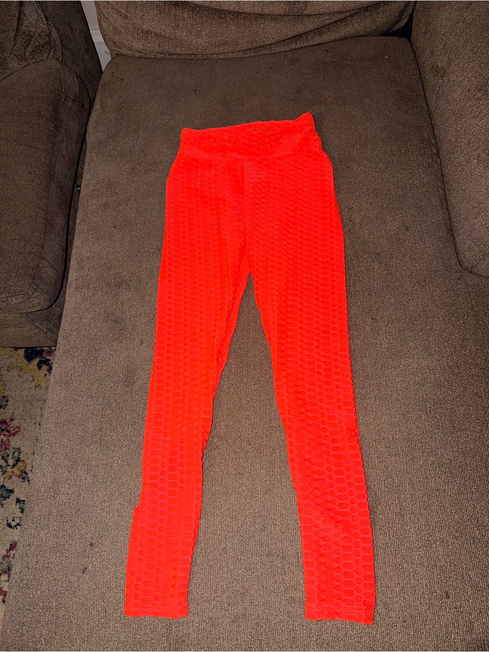 Hot Pink Textured Leggings